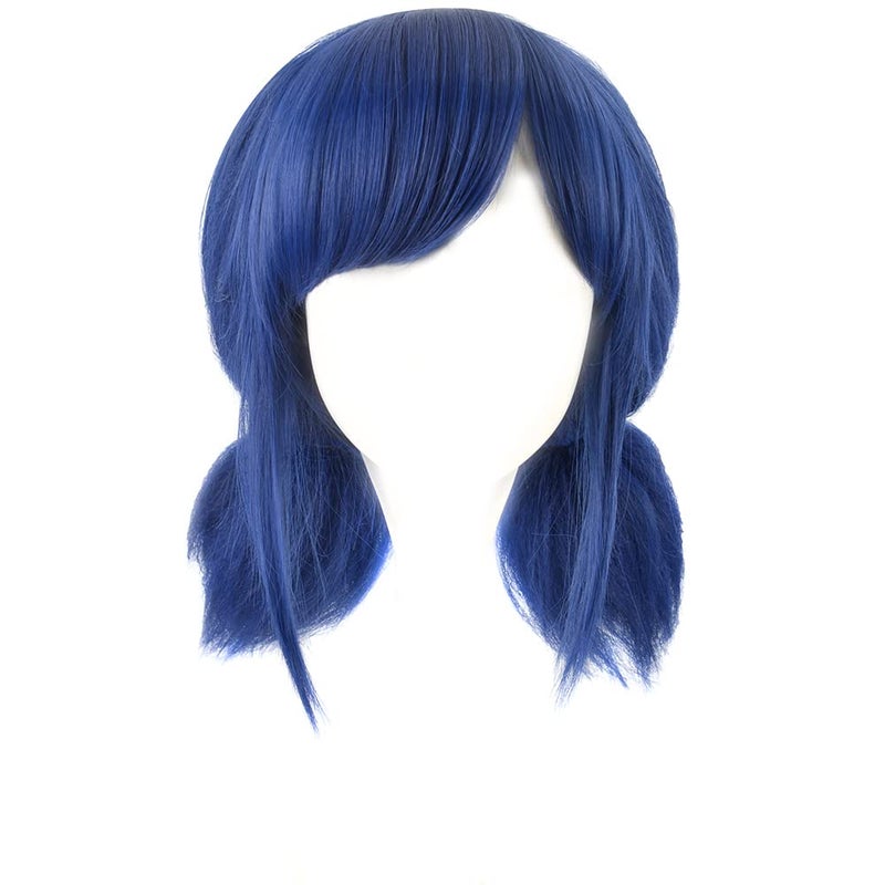 SiYi Blue Cosplay Wig for Girl Halloween Costume Short Wigs for Women Unique Style Anime Wigs with Wigs cap - Image 1